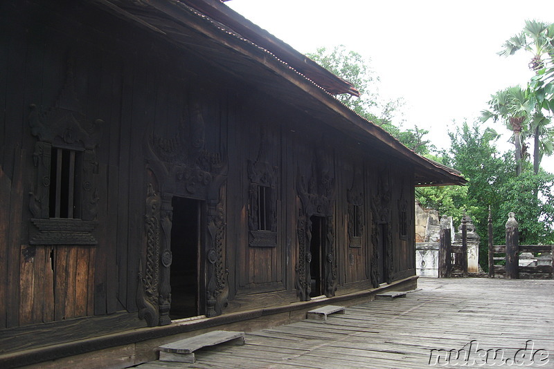 Bagaya Kyaung - Kloster in Inwa bei Mandalay, Myanmar