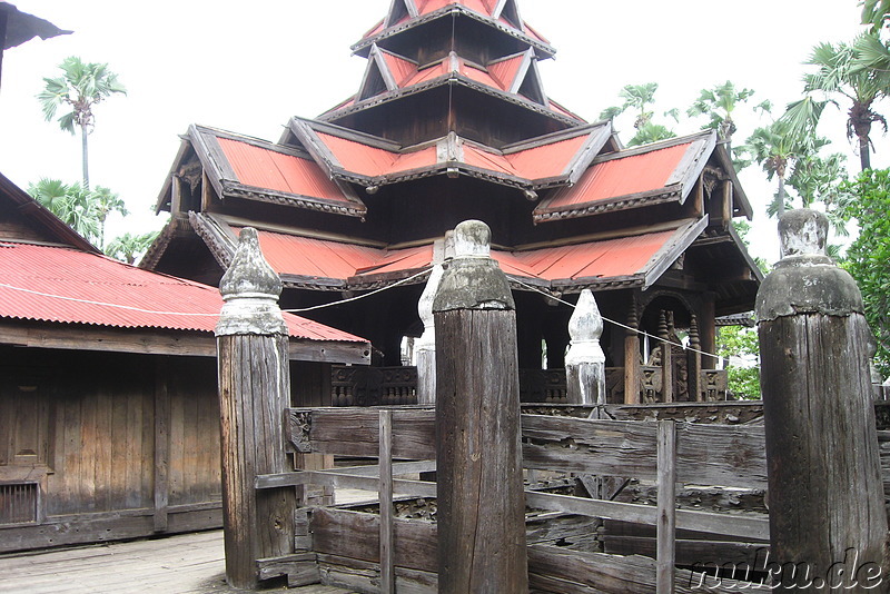 Bagaya Kyaung - Kloster in Inwa bei Mandalay, Myanmar