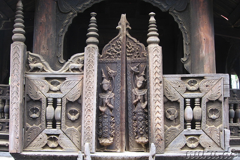 Bagaya Kyaung - Kloster in Inwa bei Mandalay, Myanmar