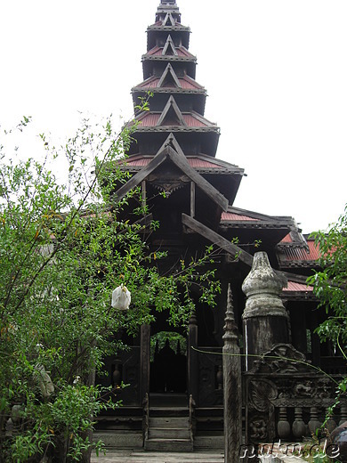 Bagaya Kyaung - Kloster in Inwa bei Mandalay, Myanmar