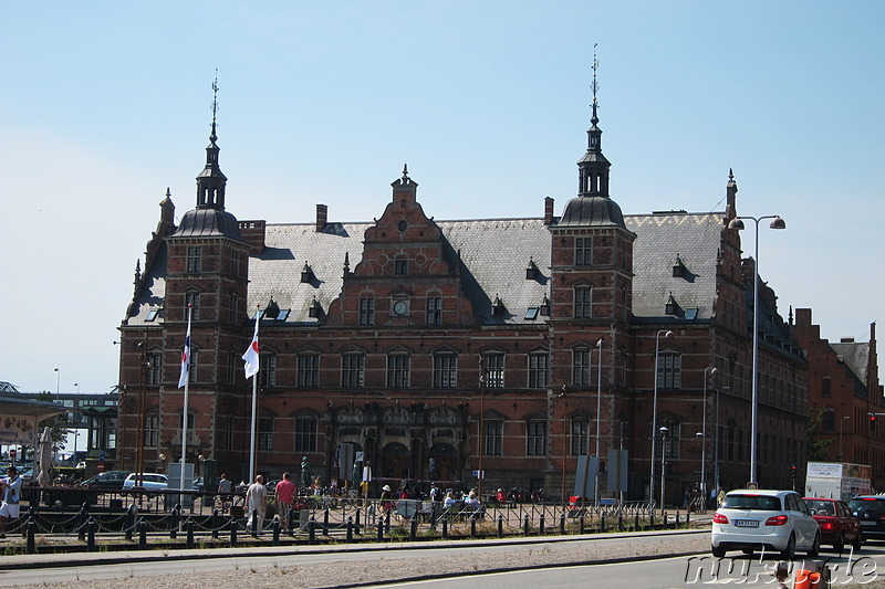 Bahnhof von Helsingoer, Dänemark