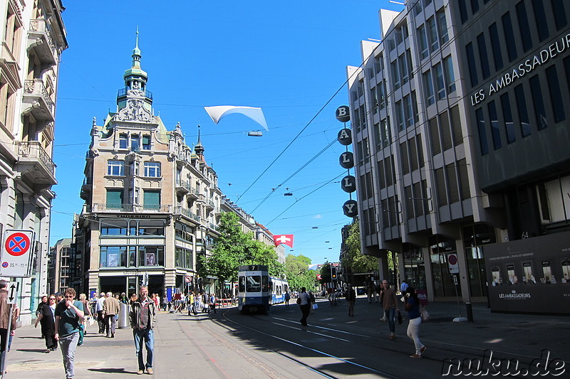 Bahnhofsstraße in Zürich, Schweiz