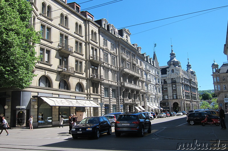 Bahnhofsstraße in Zürich, Schweiz