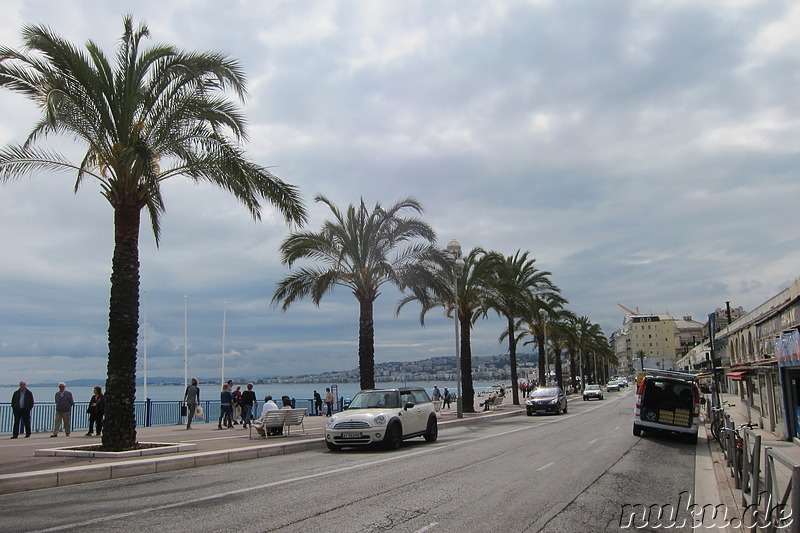 Baie des Anges - Strand in Nizza, Frankreich