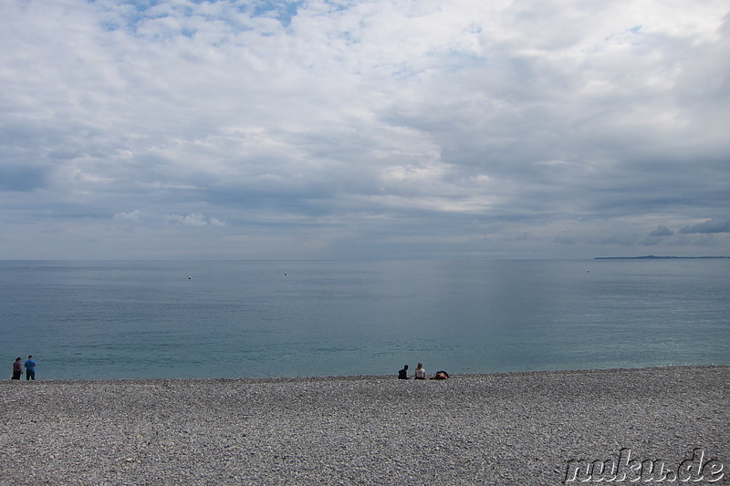 Baie des Anges - Strand in Nizza, Frankreich