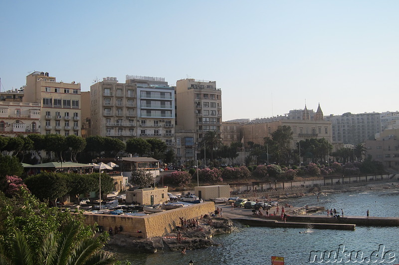 Balluta Bay in Sliema, Malta