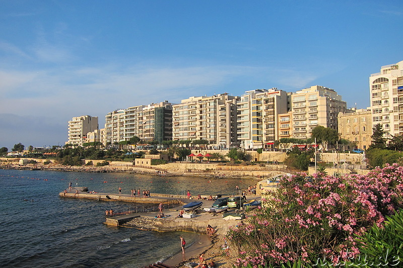 Balluta Bay in Sliema, Malta