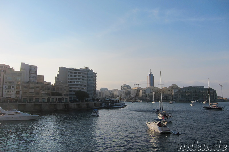 Balluta Bay in Sliema, Malta