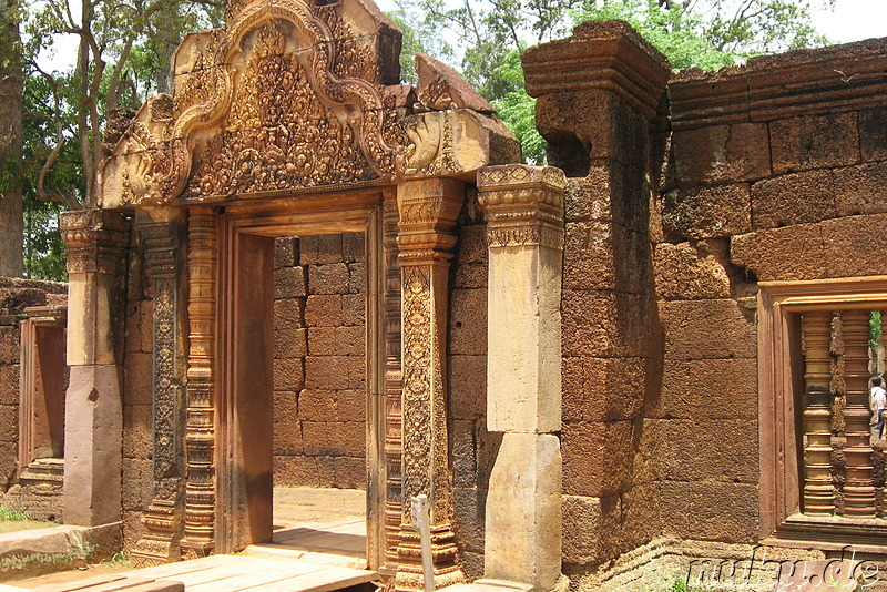 Banteay Srei Tempel in Angkor, Kambodscha