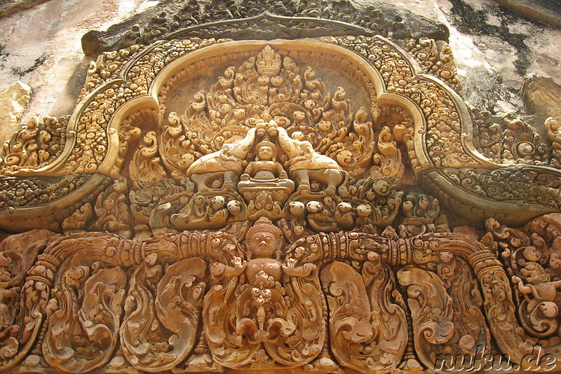 Banteay Srei Tempel in Angkor, Kambodscha