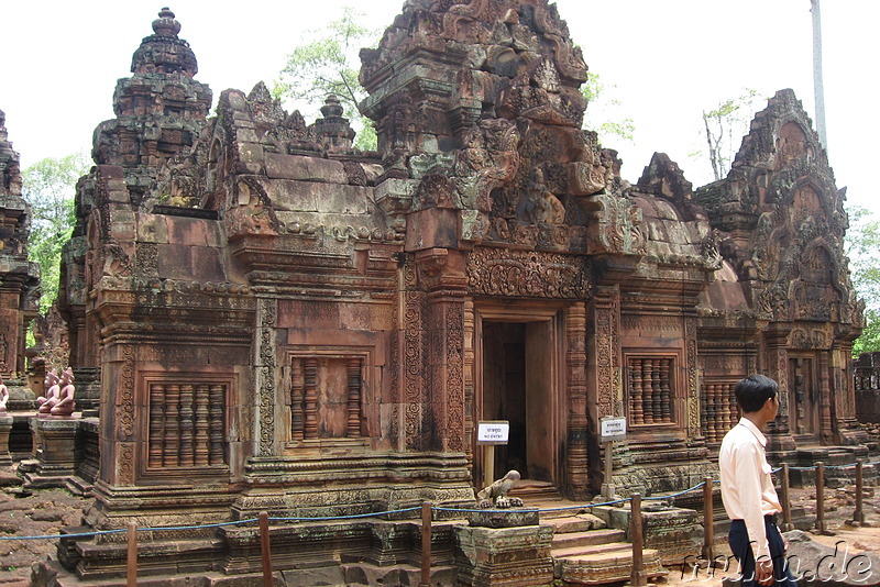 Banteay Srei Tempel in Angkor, Kambodscha