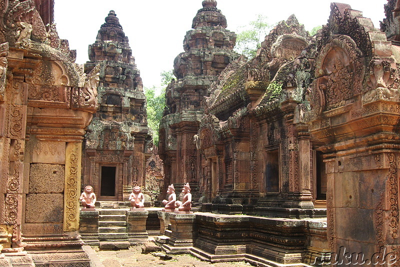 Banteay Srei Tempel in Angkor, Kambodscha
