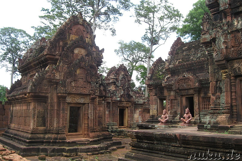 Banteay Srei Tempel in Angkor, Kambodscha