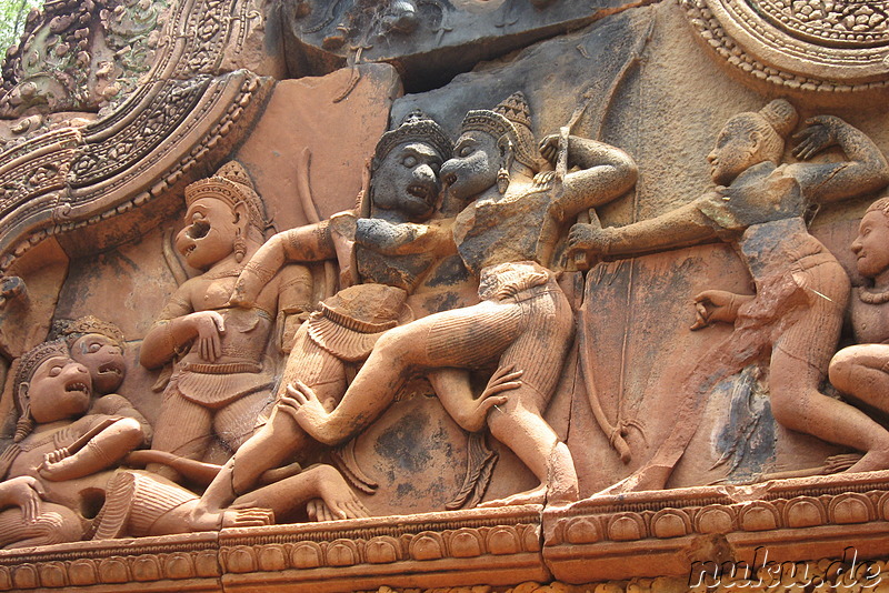 Banteay Srei Tempel in Angkor, Kambodscha