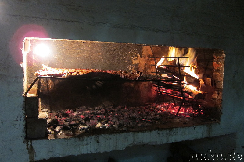 Barbecue im El Viajero Hostel 