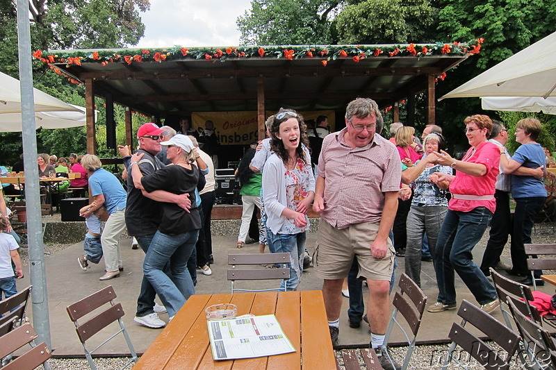 Biergarten im Schlossgarten, Stuttgart, Baden-Württemberg