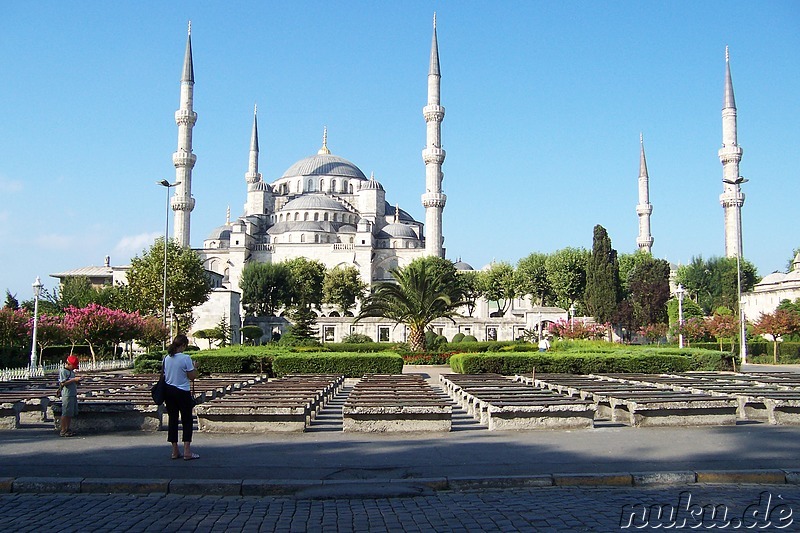 Blaue Moschee - Sultan-Ahmet-Moschee in Istanbul, Türkei