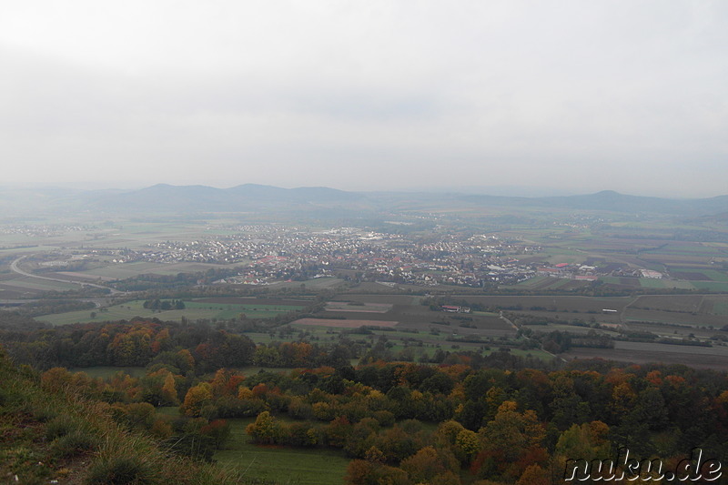 Blick auf Bad Staffelstein, Franken, Deutschland