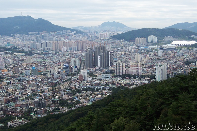 Blick auf Busan