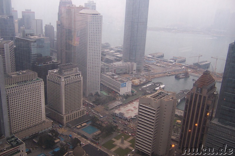 Blick auf Central, aus dem Bank of China Tower