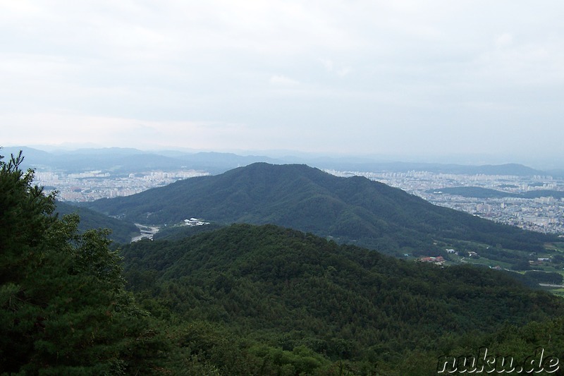 Blick auf Cheongju