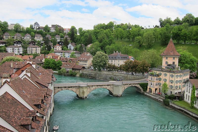 Blick auf die Altstadt von Bern, Schweiz