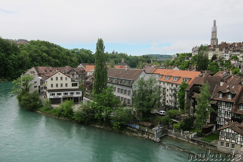 Blick auf die Altstadt von Bern, Schweiz