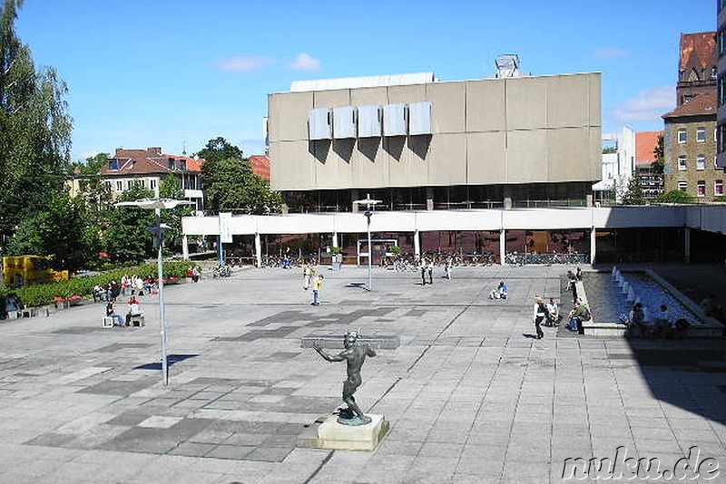 Blick auf die Universitätsbibliothek der TU Braunschweig