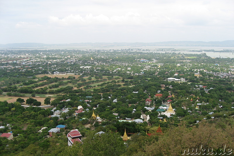 Blick auf Mandalay vom Mandalay Hill