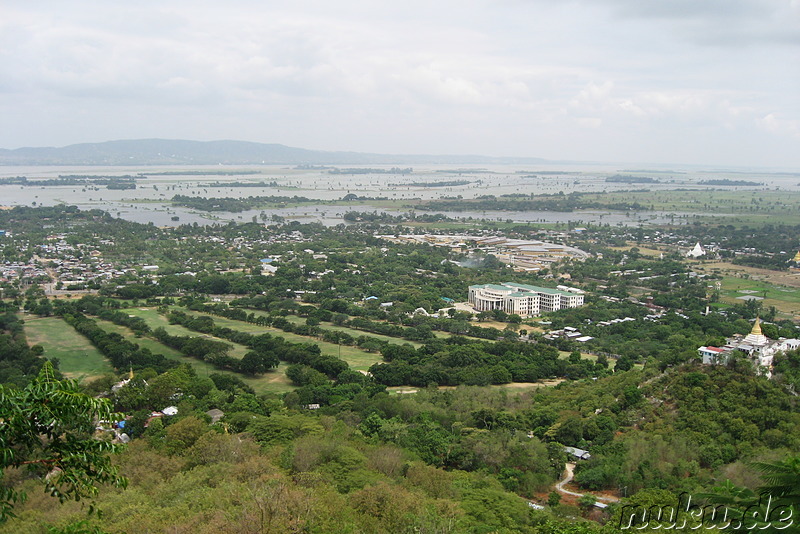 Blick auf Mandalay vom Mandalay Hill