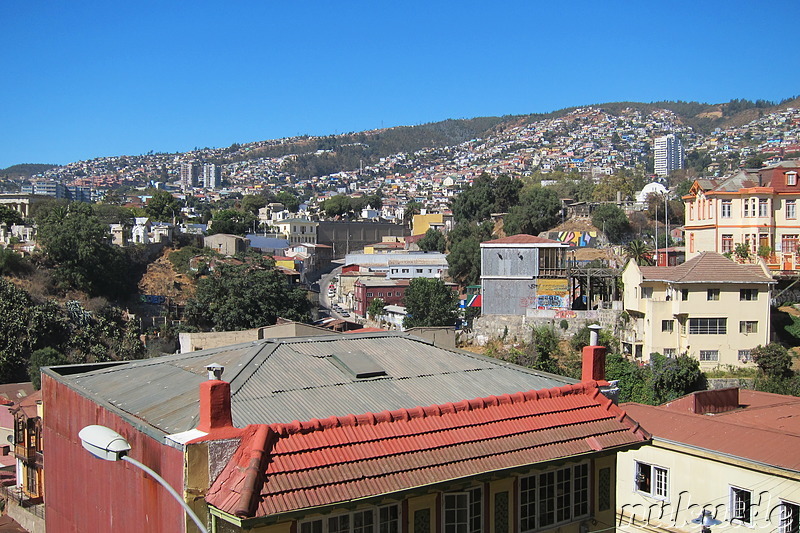 Blick auf Valparaiso, Chile