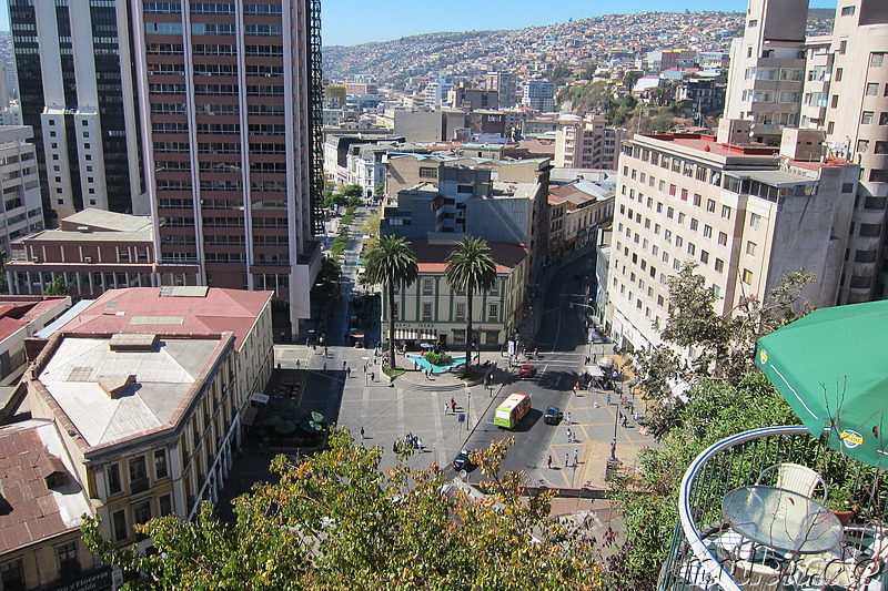 Blick auf Valparaiso, Chile