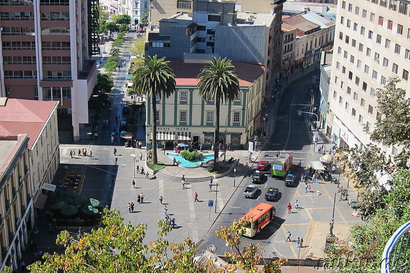 Blick auf Valparaiso, Chile