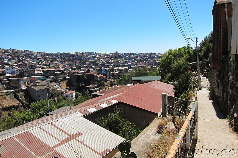 Blick auf Valparaiso, Chile