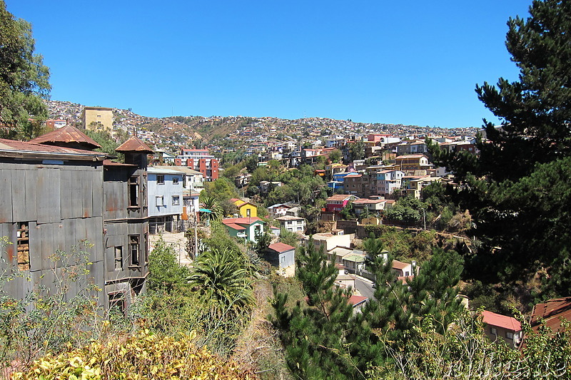 Blick auf Valparaiso, Chile