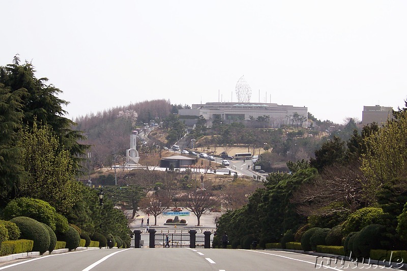 Blick Richtung Democracy Park und Demokratie Museum