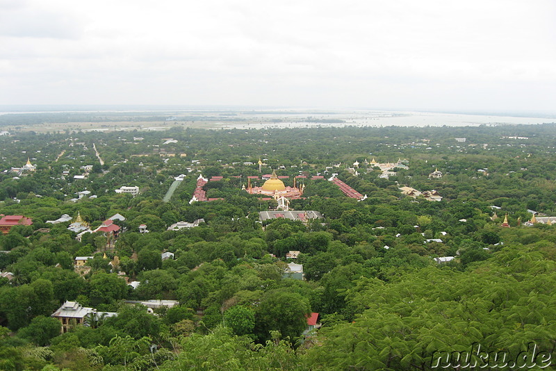 Blick vom Sagaing Hill