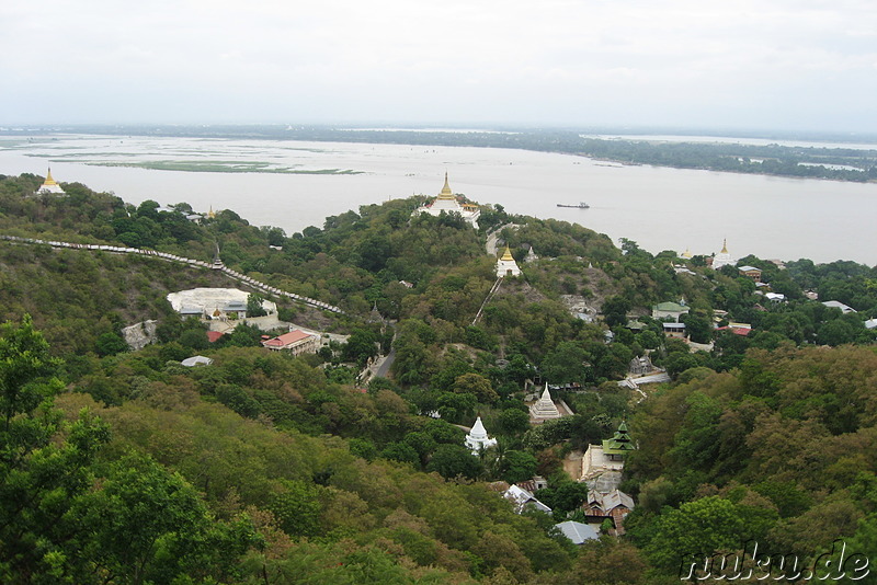 Blick vom Sagaing Hill