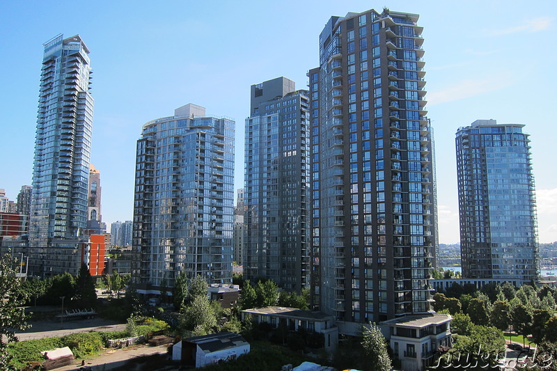 Blick von der Granville Bridge in Vancouver, Kanada