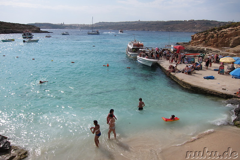 Blue Lagoon - Blaue Lagune auf Comino bei Malta