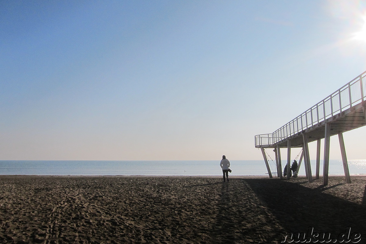 Blue Moon Beach auf Lido Venedig, Italien, Südeuropa