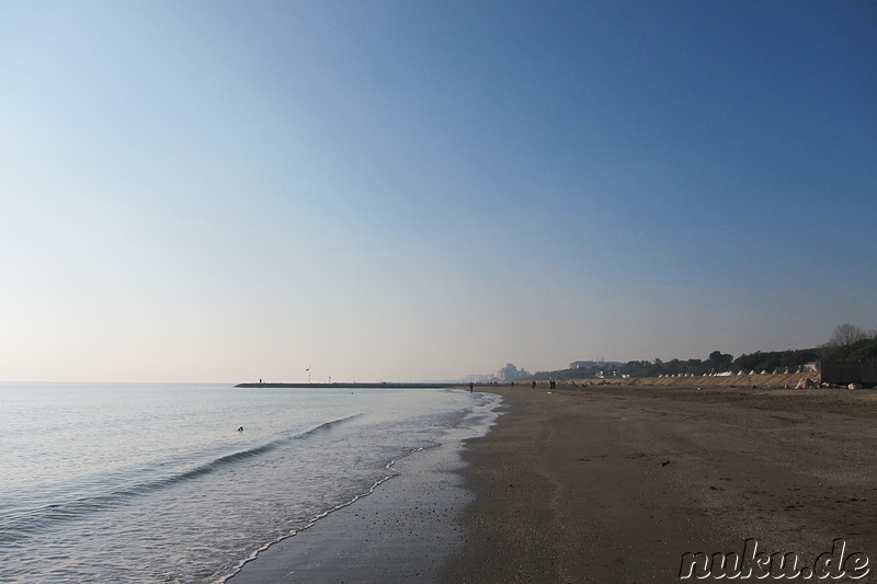 Blue Moon Beach auf der Insel Lido von Venedig, Italien