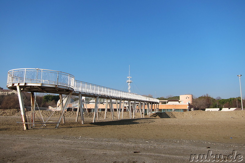 Blue Moon Beach auf der Insel Lido von Venedig, Italien