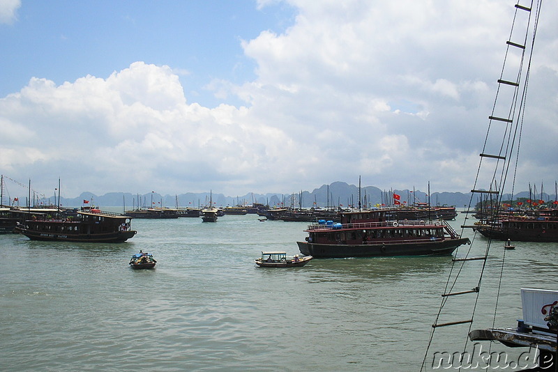 Boote im Hafen von Haiphong