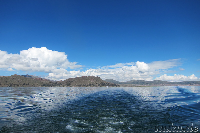 Bootsfahrt auf dem Titicaca-See, Peru