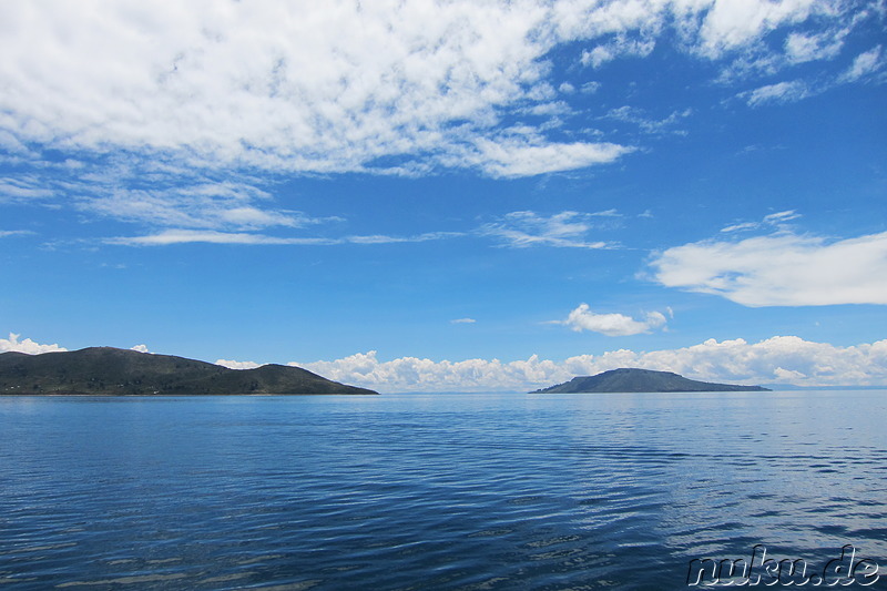 Bootsfahrt auf dem Titicaca-See, Peru