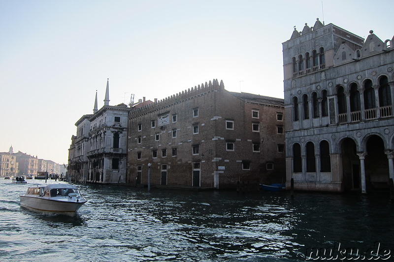 Bootsfahrt auf die Insel Lido von Venedig, Italien