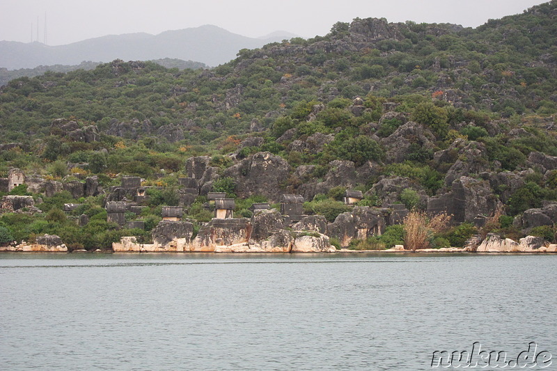 Bootsfahrt entlang Kekova Island & Simena in der Türkei