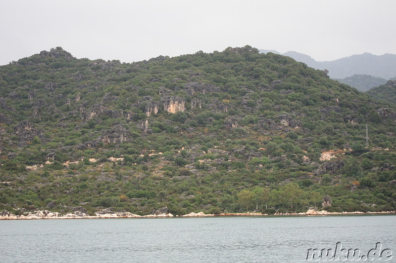 Bootsfahrt entlang Kekova Island & Simena in der Türkei