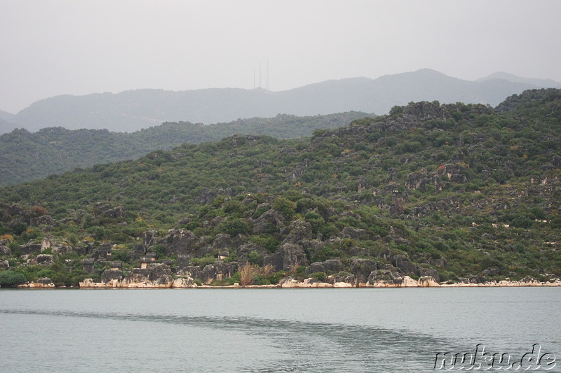 Bootsfahrt entlang Kekova Island & Simena in der Türkei